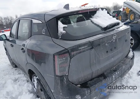 2025 Nissan Kicks S Intelligent Awd из США, поврежденный, VIN 3N8AP6BB2SL365629